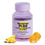Lemme Purr Gummies - Vaginal Probiotic for Women - Balanced pH, Healthy Odor, Yeast Balance & Flora Support - Tasty Pineapple (60 Count) - Image 2